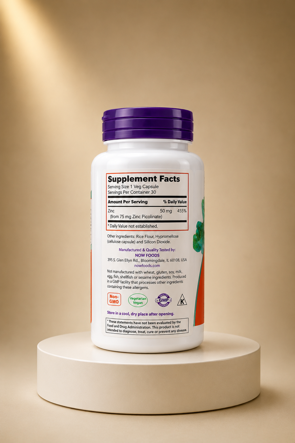NOW - Zinc Picolinate 50