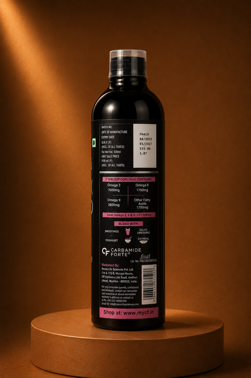CARBAMIDE FORTE - Flax Seed Oil