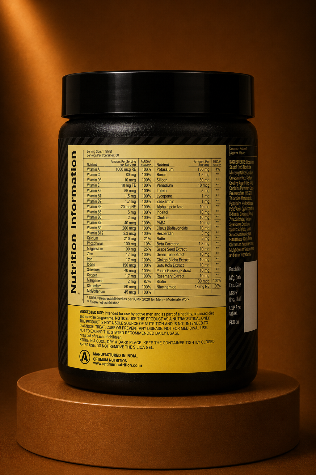 OPTIMUM NUTRITION - Multi Vitamin for Men