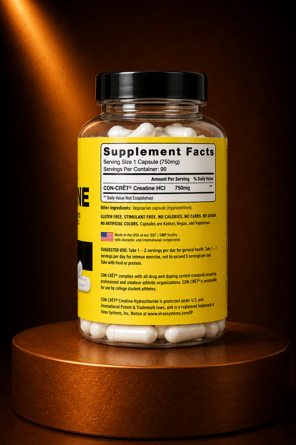 CON-CRET - HCL Creatine