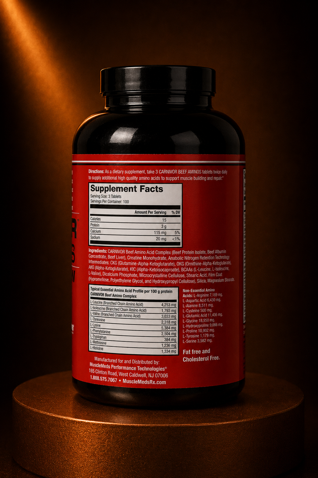 MUSCLEMEDS - CARNIVOR Beef Aminos