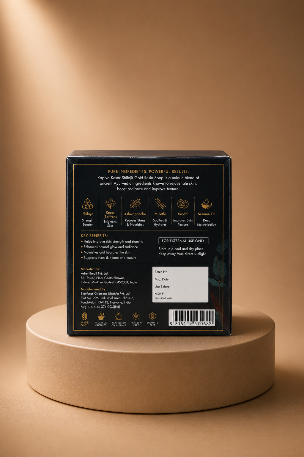 Kapiva - Kesar Shilajit Gold Resin