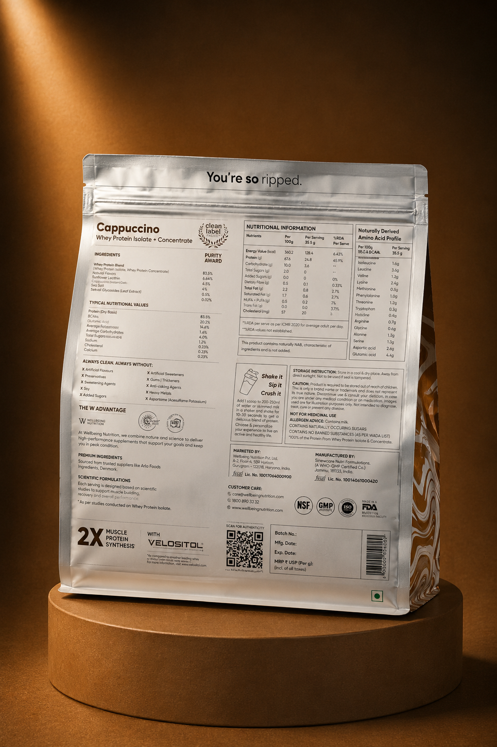 WELLBEING NUTRITION - Whey Protien