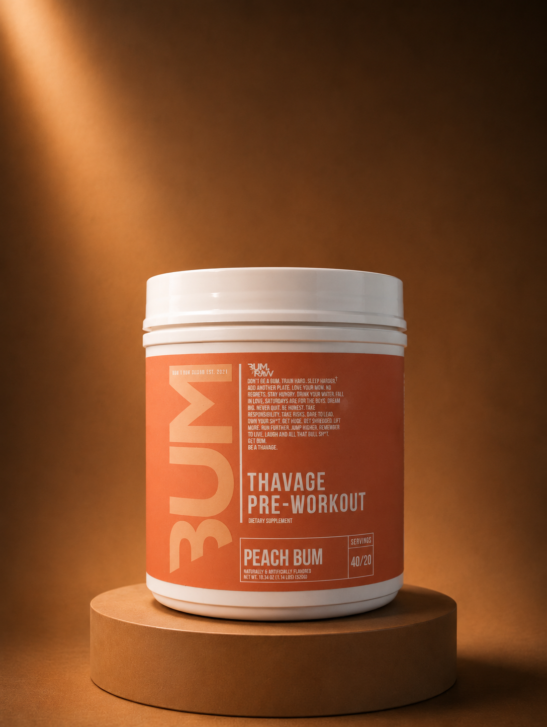 BUM - THAVAGE Pre Workout