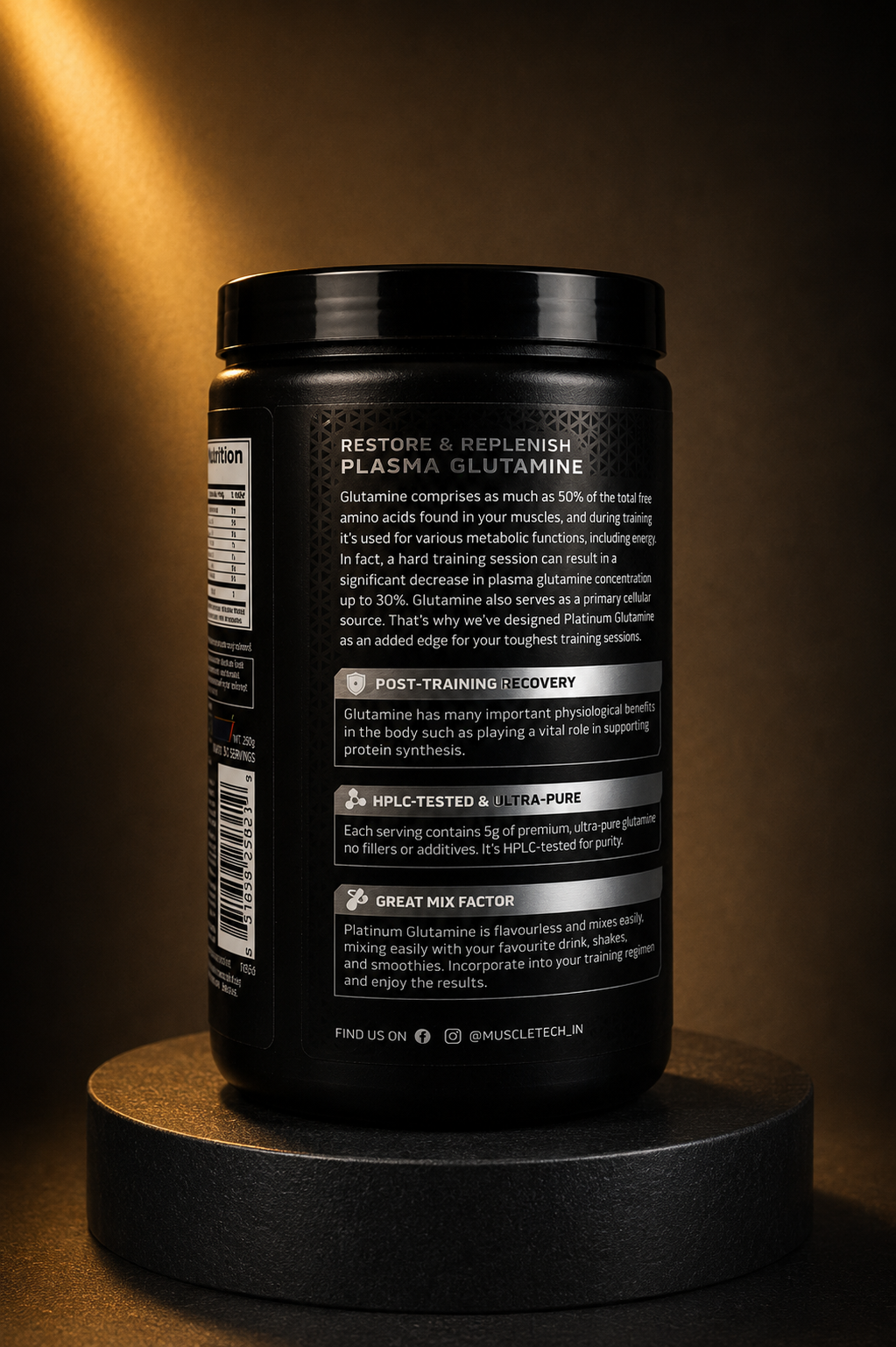 MUSCLETECH - Glutamine