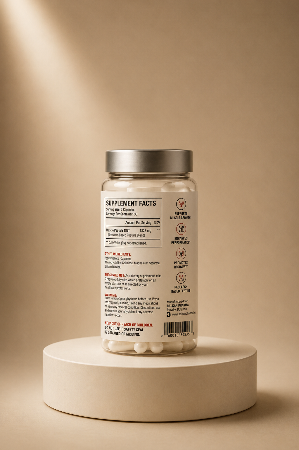 Balkan Pharma - Muscle Peptide 185