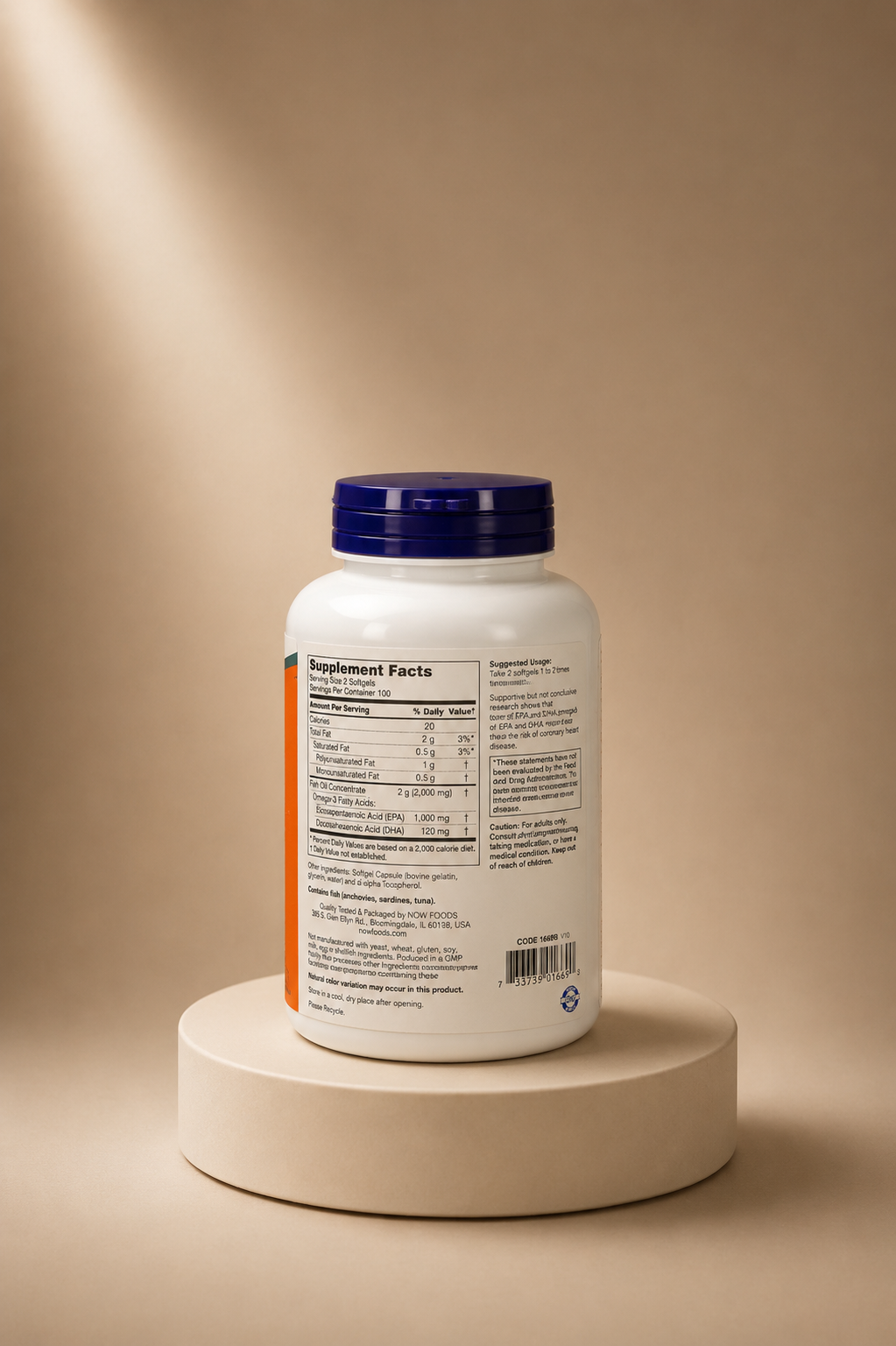 NOW Omega-3 Fish Oil 1000mg