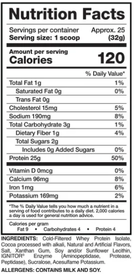 Evogen IsoJect Whey Isolate